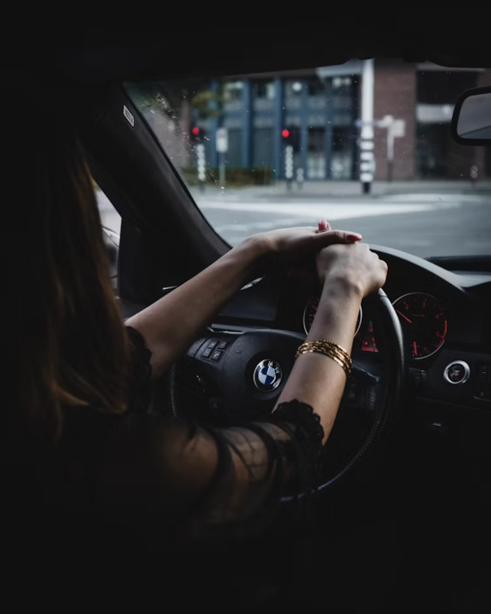  A driver practicing their driving skills on the road. (Image from Unsplash)